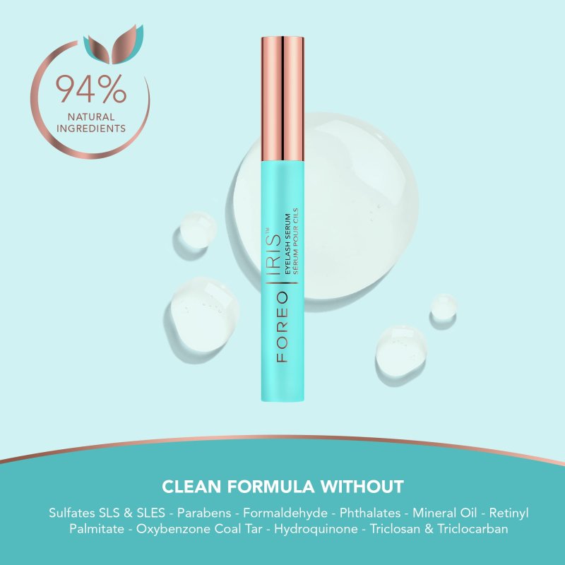 FOREO IRIS EYELASH SERUM 0.5 FL OZ FOR LONGER LASHES