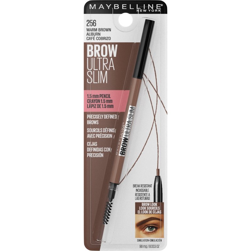 MAYBELLINE BROW ULTRA SLIM EYEBROW PENCIL WARM BROWN