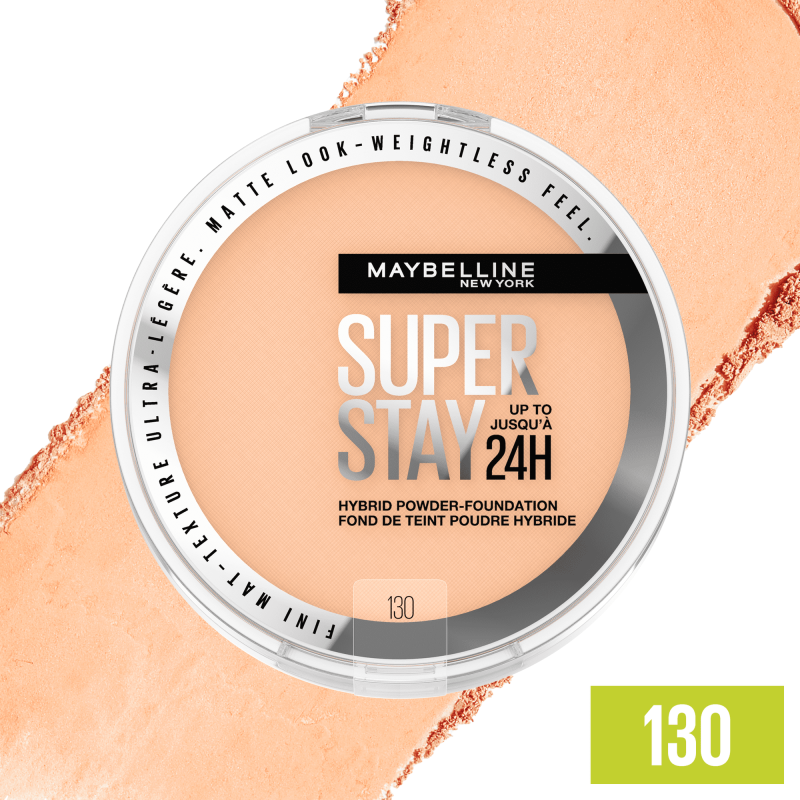 MAYBELLINE SUPER STAY POWDER FOUNDATION SOFT MATTE FINISH 130 0.21 OZ