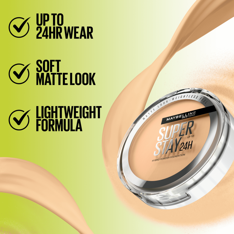 MAYBELLINE SUPER STAY POWDER FOUNDATION SOFT MATTE FINISH 130 0.21 OZ