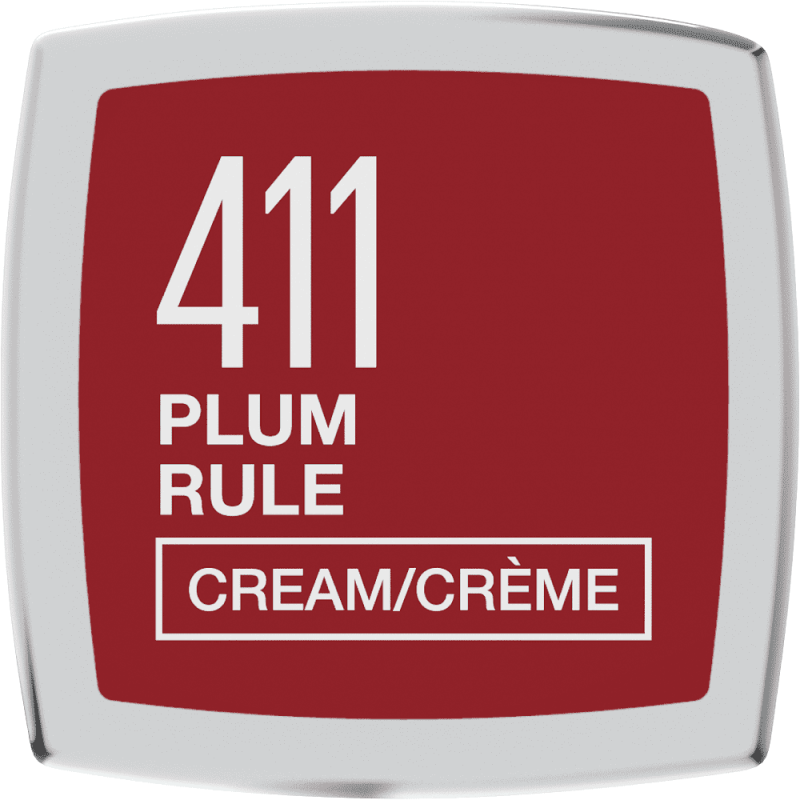 MAYBELLINE PLUM RULE COLOR SENSATIONAL CREAM FINISH LIPSTICK
