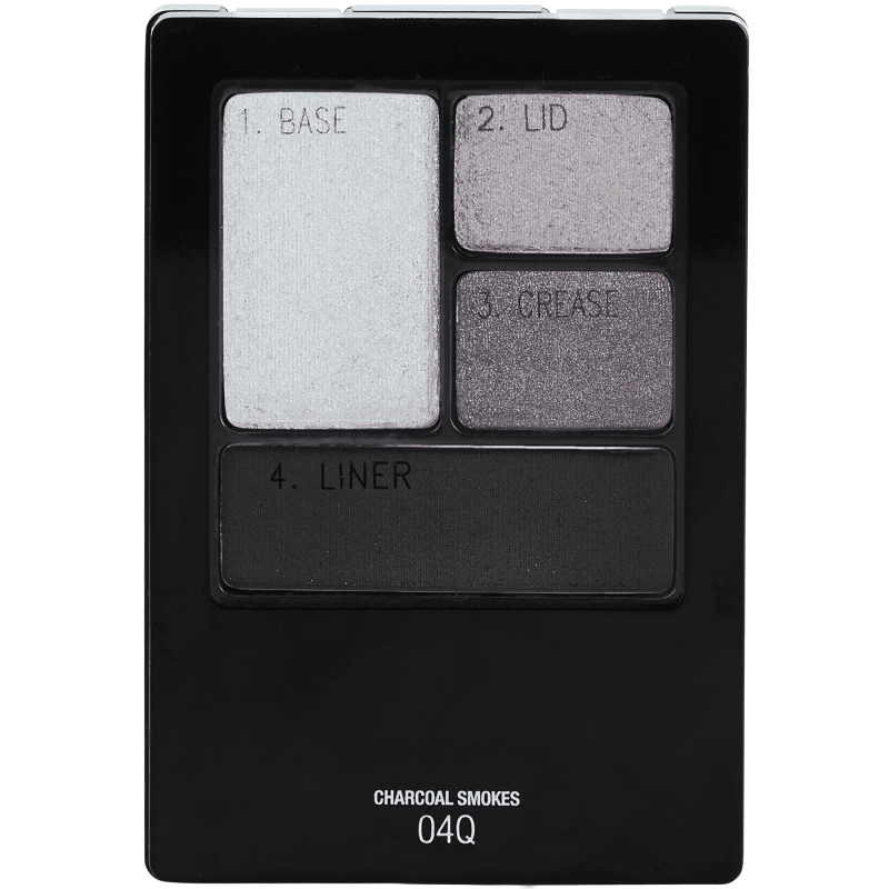 MAYBELLINE EXPERT WEAR EYESHADOW QUADS CHARCOAL SMOKES