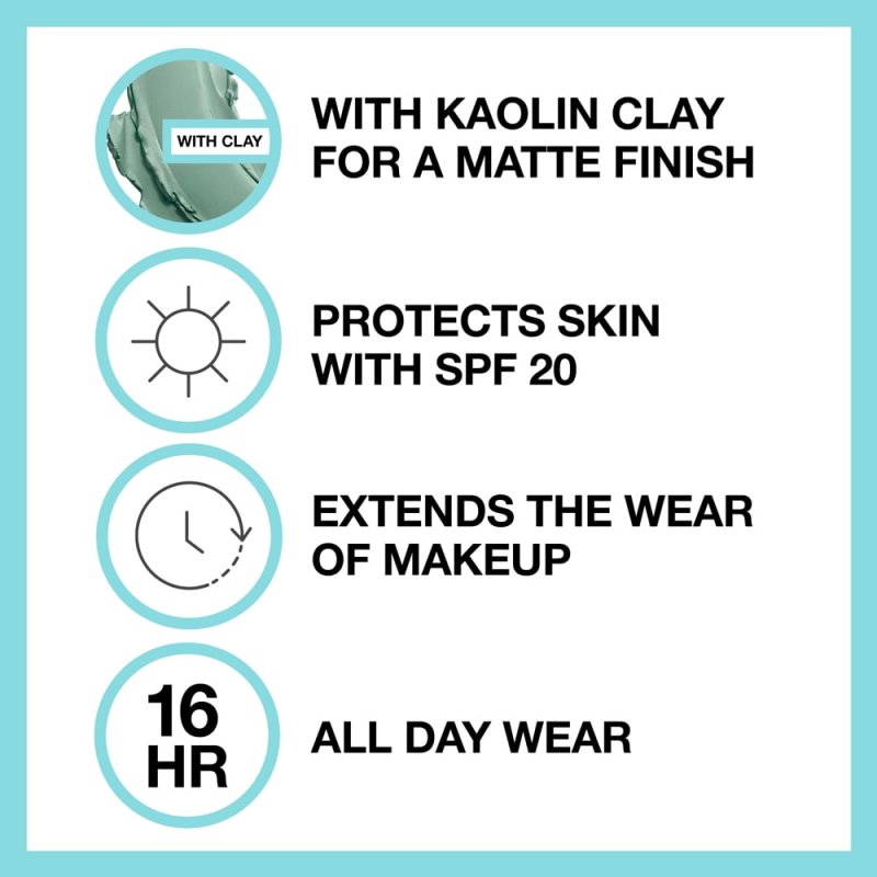 MAYBELLINE FIT ME MATTE PORELESS MATTIFYING FACE PRIMER CLEAR 1 FL OZ