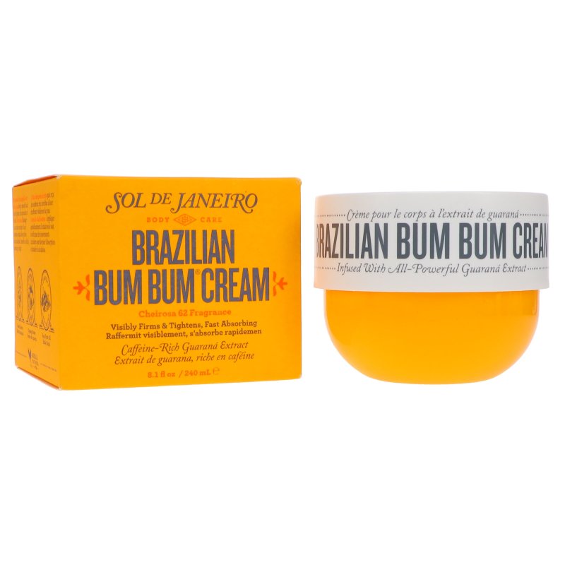 SOL DE JANEIRO BRAZILIAN BUM BUM CREAM 8.1 OZ - HYDRATING BODY MOISTURIZER