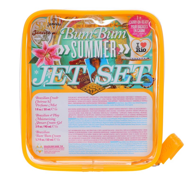 SOL DE JANEIRO BUM BUM JET SET - TRAVEL SIZE BODY CARE ESSENTIALS