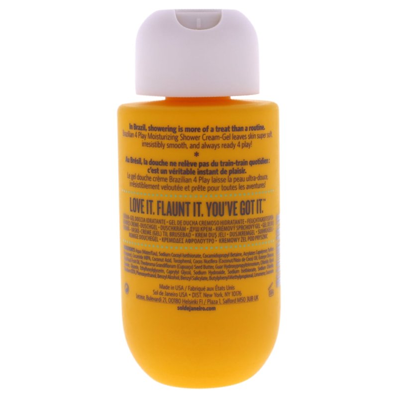 SOL DE JANEIRO BRAZILIAN 4 PLAY MOISTURIZING BODY WASH SHOWER CREAM GEL 3 OZ