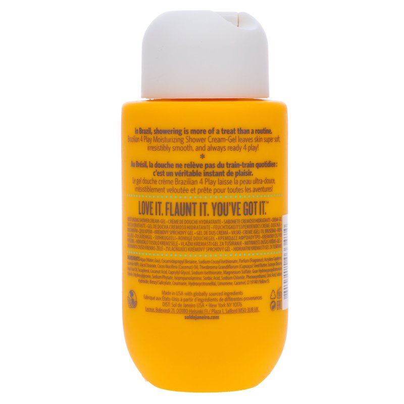 SOL DE JANEIRO BRAZILIAN 4 PLAY MOISTURIZING SHOWER CREAM GEL 3 OZ