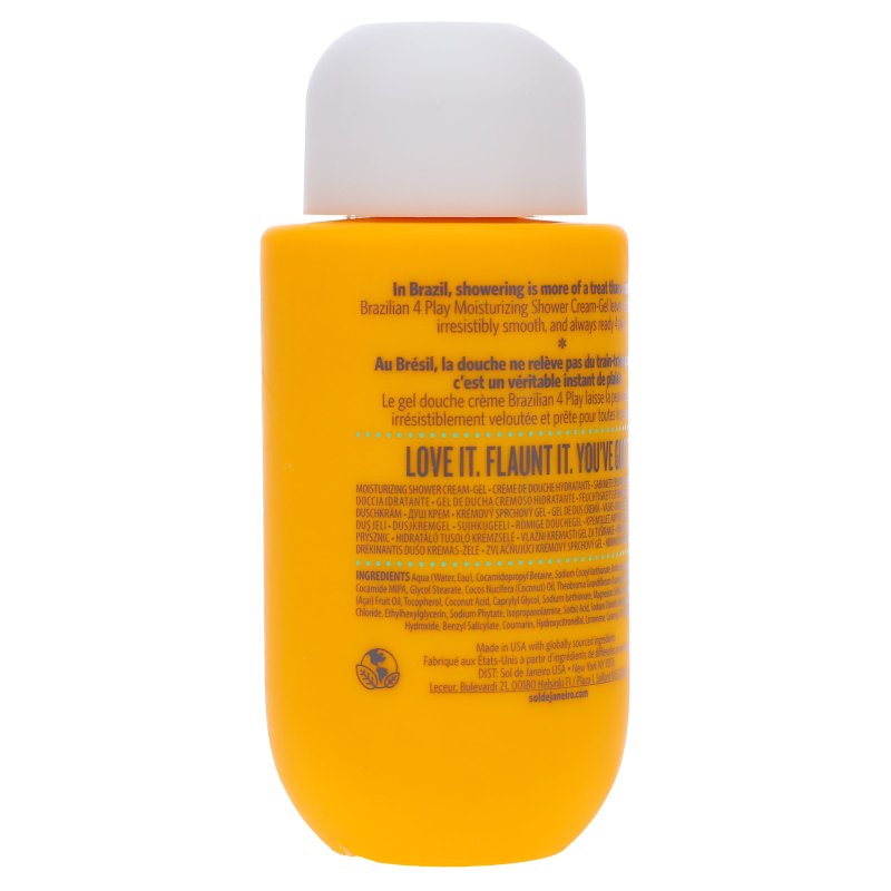 SOL DE JANEIRO BRAZILIAN 4 PLAY MOISTURIZING SHOWER CREAM GEL 3 OZ