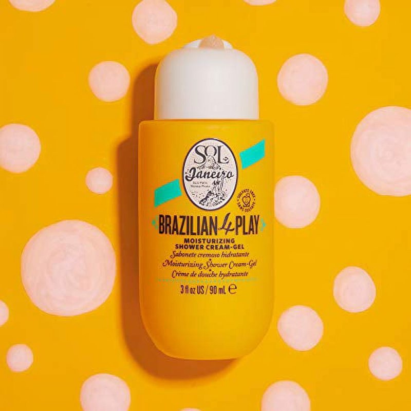 SOL DE JANEIRO MOISTURIZING SHOWER CREAM GEL BODY WASH 90ML - HYDRATING BATH GEL FOR SOFT SKIN