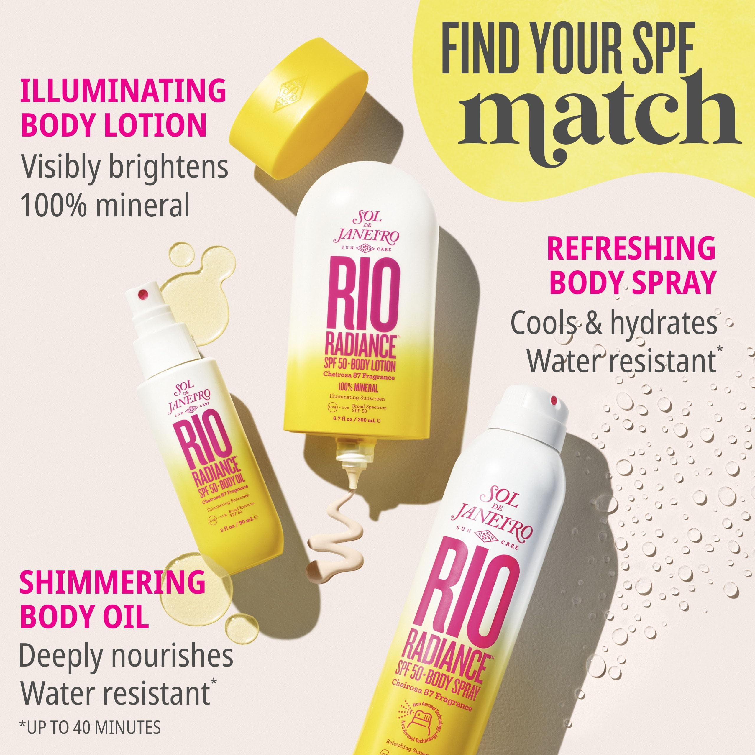 SOL DE JANEIRO RIO RADIANCE SPF 50 BODY OIL FOR UNISEX - 3 OZ OIL