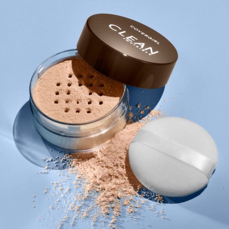 COVERGIRL CLEAN INVISIBLE LOOSE POWDER 110 TRANSLUCENT LIGHT 0.63 OZ