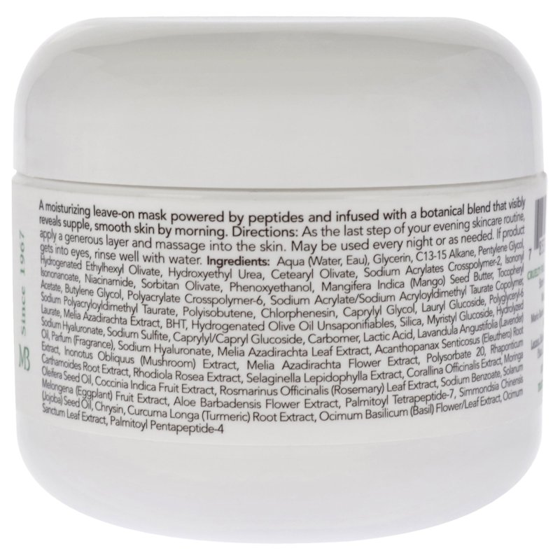 MARIO BADESCU HYDRATING OVERNIGHT FACIAL MASK PEPTIDES SKIN CARE 2 OZ