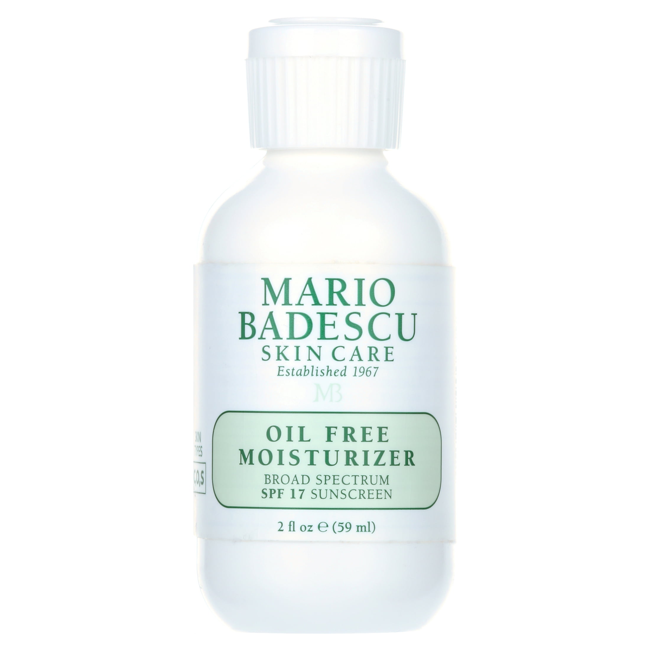 MARIO BADESCU OIL FREE FACIAL MOISTURIZER ANTI AGING SKIN CARE SPF 17 2 FL OZ