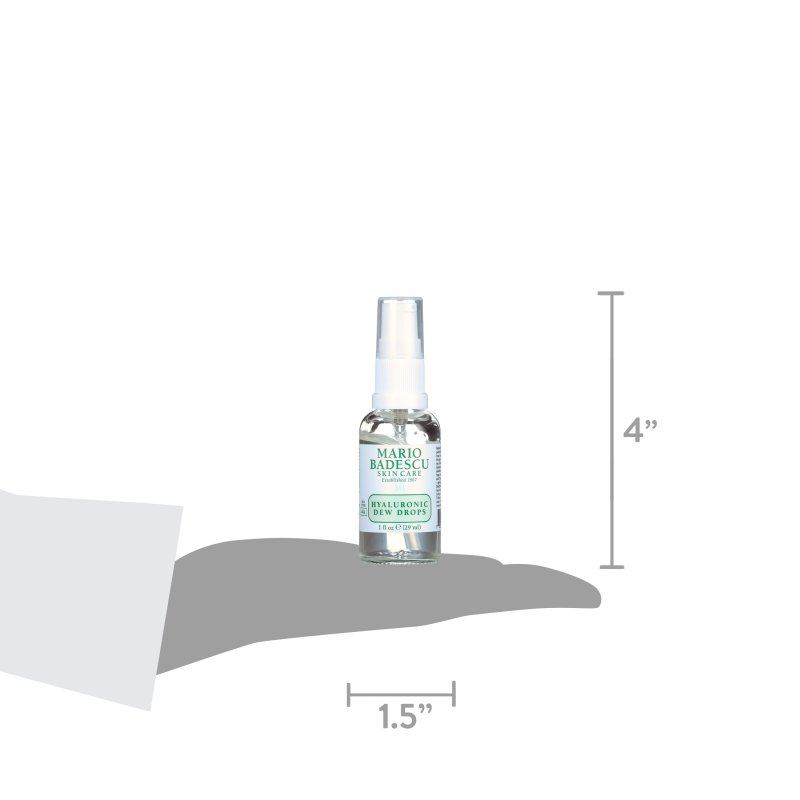 MARIO BADESCU HYALURONIC DEW DROPS FACE NECK SERUM SKIN CARE 1 FL OZ