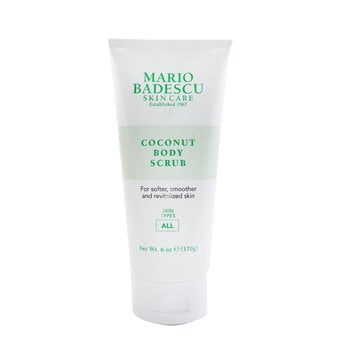MARIO BADESCU COCONUT BODY SCRUB WITH SHEA AND MANGO BODY BUTTERS 6 OZ