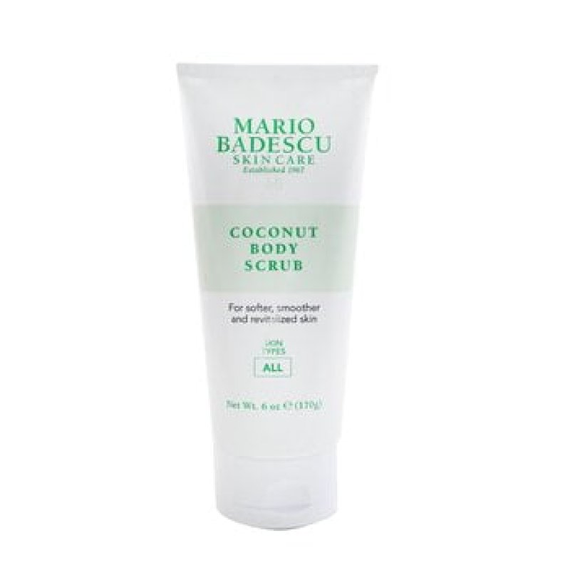 MARIO BADESCU COCONUT BODY SCRUB WITH SHEA AND MANGO BODY BUTTERS 6 OZ