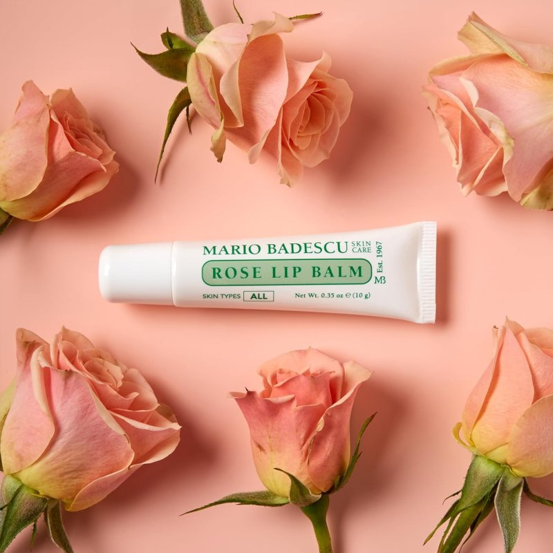 MARIO BADESCU LIP BALM COCOA BUTTER OIL ROSE SCENTED