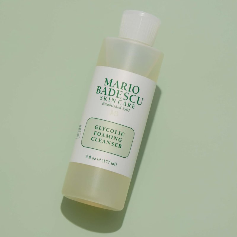 MARIO BADESCU GLYCOLIC FOAMING CLEANSER 6 FL OZ FOR BRIGHTER SKIN