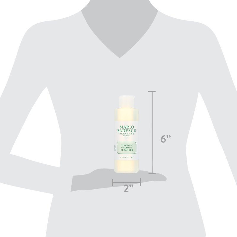 MARIO BADESCU GLYCOLIC FOAMING CLEANSER 6 FL OZ FOR BRIGHTER SKIN