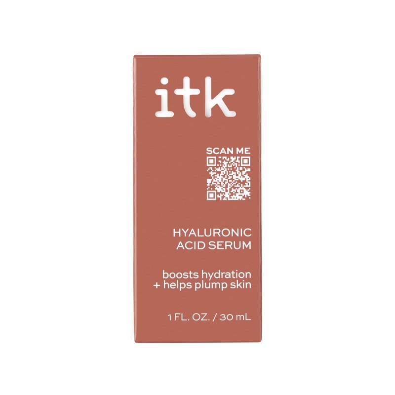 ITK HYALURONIC ACID SERUM WITH SQUALANE AND NIACINAMIDE FOR ALL SKIN TYPES 1 OZ