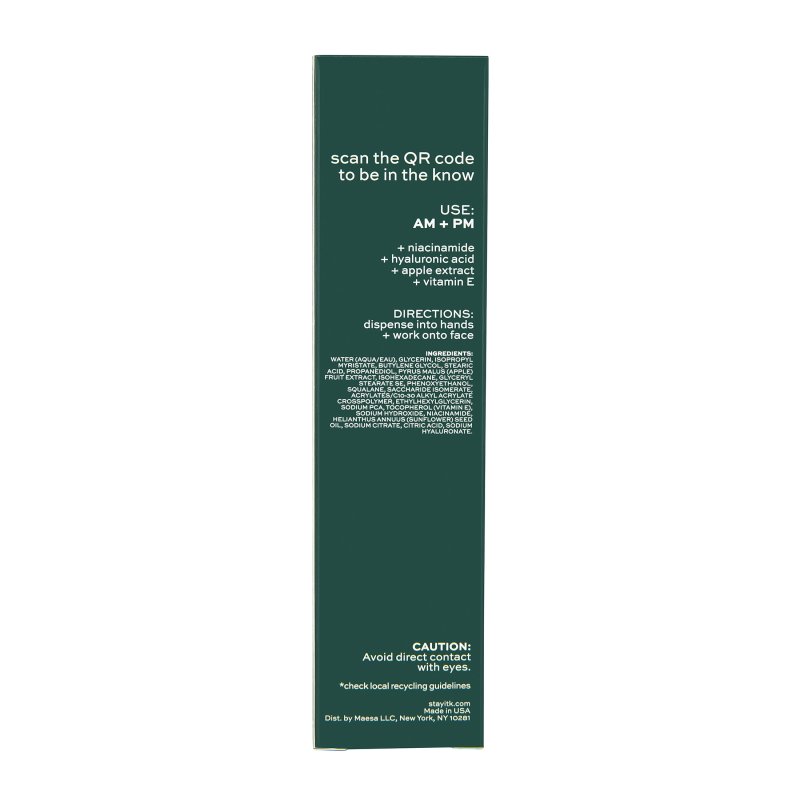 ITK SKINCARE WEIGHTLESS HYDRATING MOISTURIZER WITH HYALURONIC ACID AND VITAMIN E FOR ALL SKIN TYPES 2 OZ