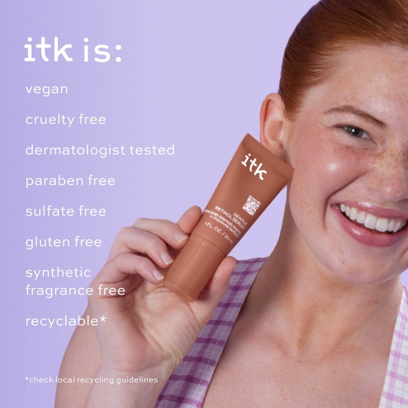 ITK SKINCARE HYDRATING NIGHTLY RETINOL SERUM FOR ALL SKIN TYPES 1 OZ