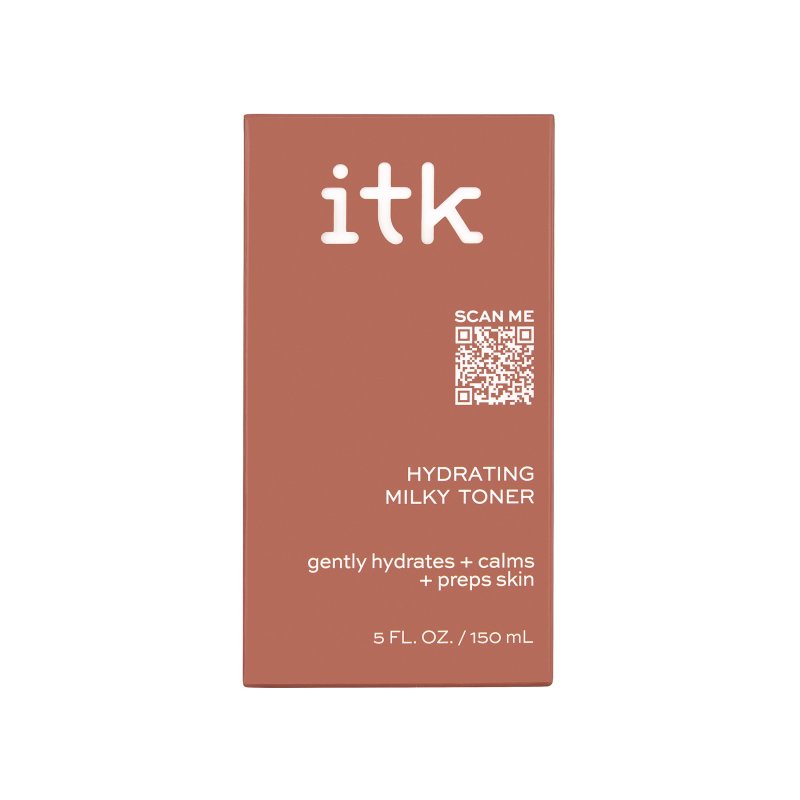 ITK SKINCARE HYDRATING MILKY FACE TONER HYALURONIC ACID SQUALANE ALL SKIN TYPES 5 OZ