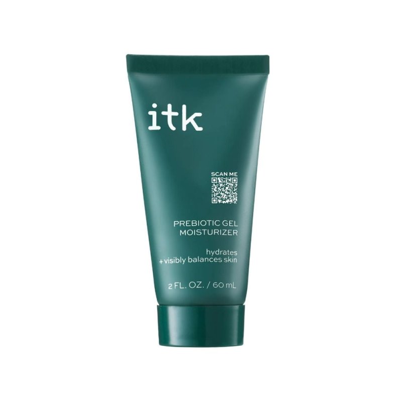ITK MILK TO FOAM GENTLE CLEANSER 5 OZ PREBIOTIC GEL MOISTURIZER FOR ACNE PRONE 2 OZ