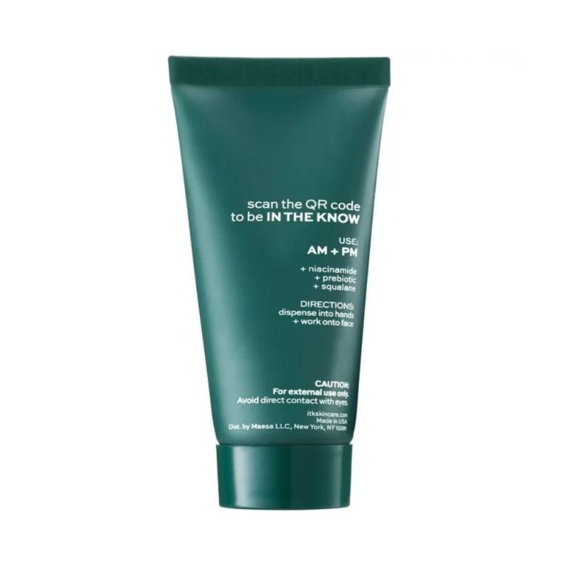 ITK MILK TO FOAM GENTLE CLEANSER 5 OZ PREBIOTIC GEL MOISTURIZER FOR ACNE PRONE 2 OZ