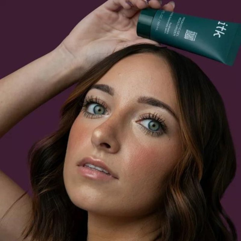 ITK MILK TO FOAM GENTLE CLEANSER 5 OZ PREBIOTIC GEL MOISTURIZER FOR ACNE PRONE 2 OZ