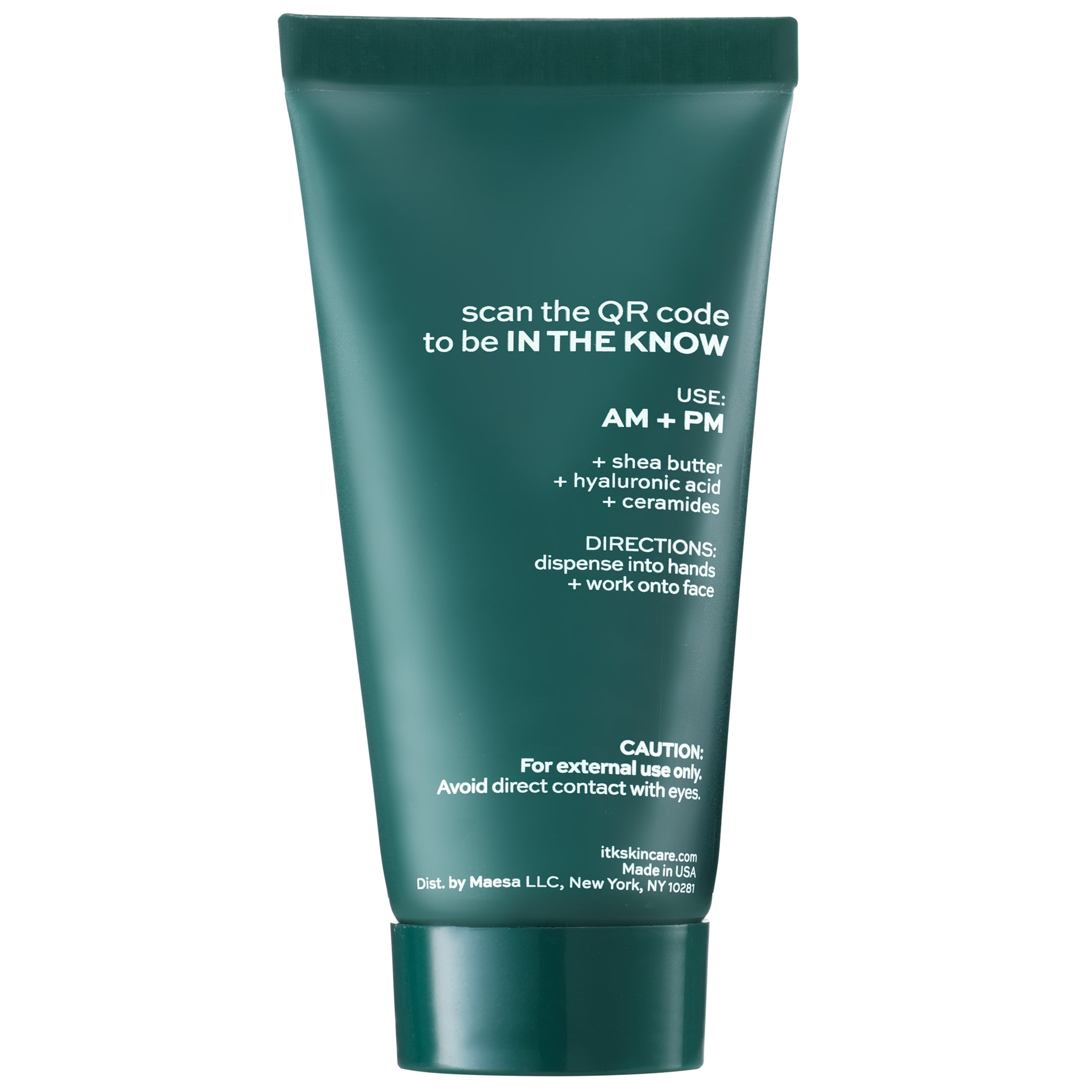 ITK DEEP MOISTURE RICH FACE CREAM HYALURONIC ACID CERAMIDES DRY SKIN 2 OZ