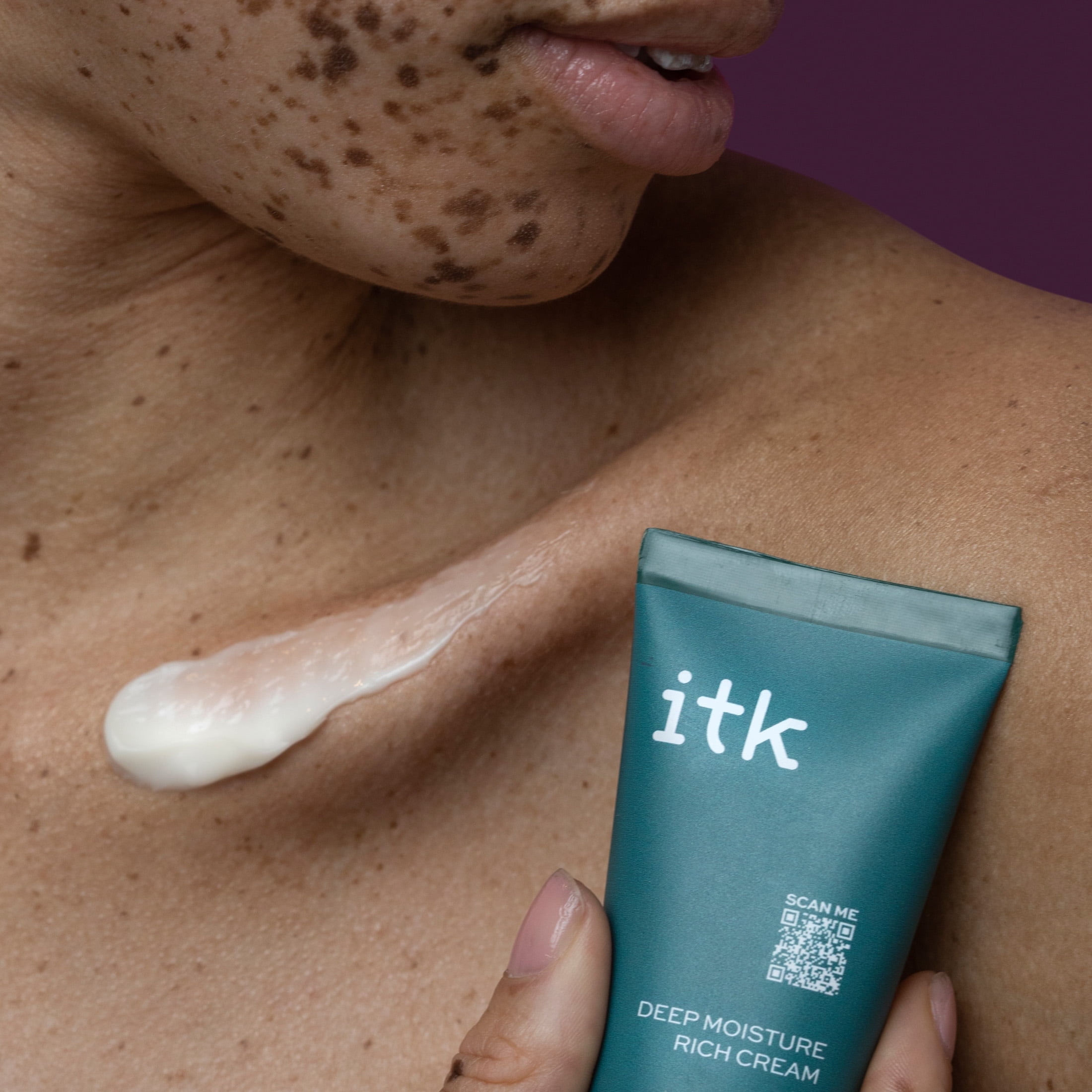 ITK DEEP MOISTURE RICH FACE CREAM HYALURONIC ACID CERAMIDES DRY SKIN 2 OZ