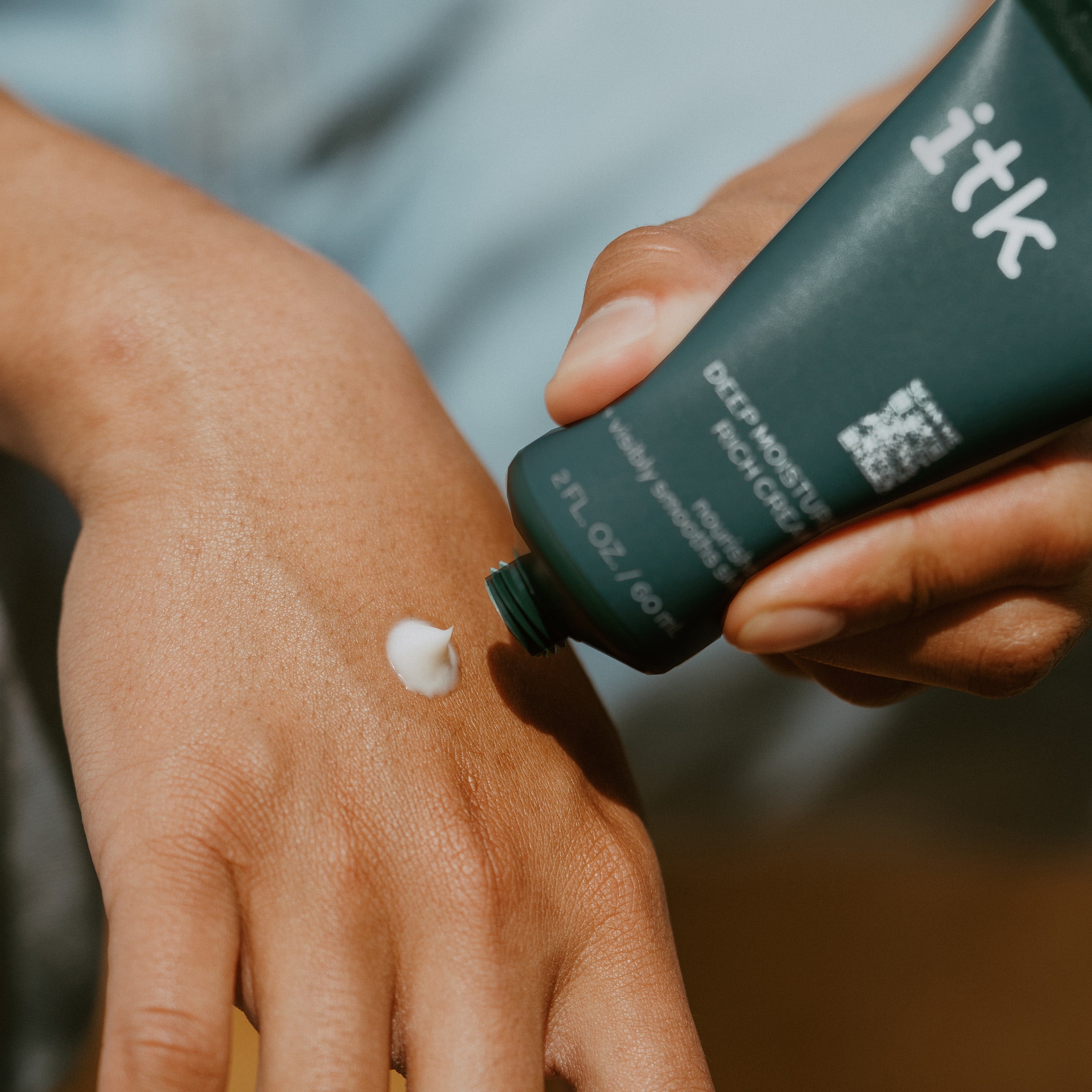 ITK DEEP MOISTURE RICH FACE CREAM HYALURONIC ACID CERAMIDES DRY SKIN 2 OZ
