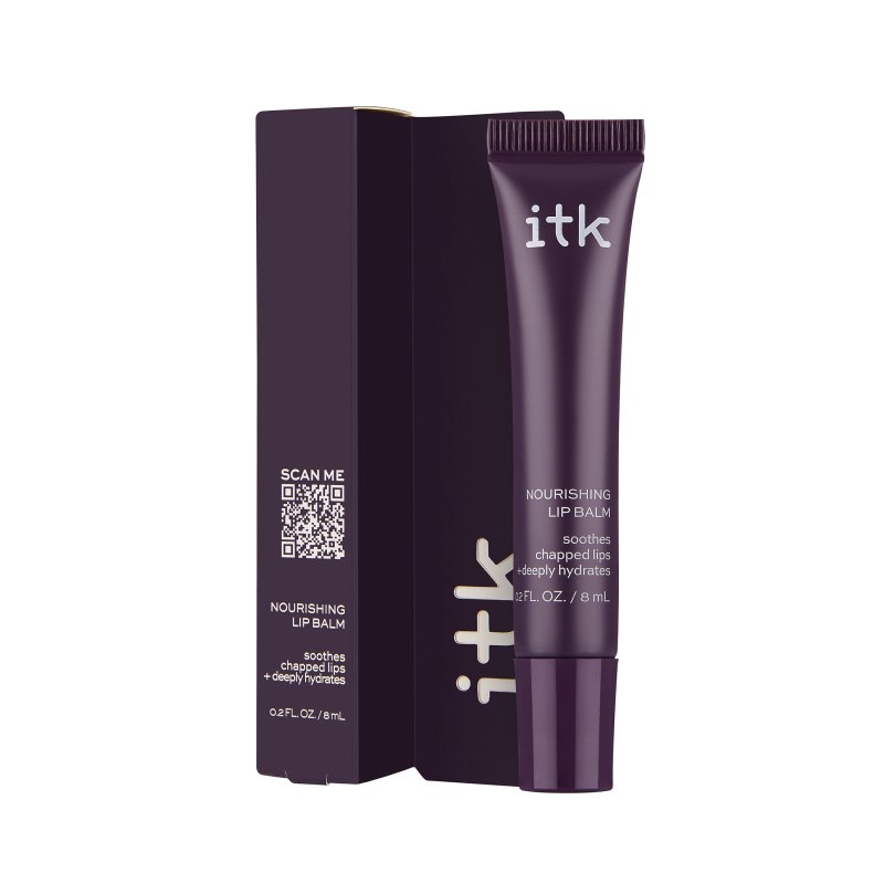 ITK NOURISHING LIP BALM WITH SHEA BUTTER COCONUT OIL VITAMIN E 2 FL. OZ