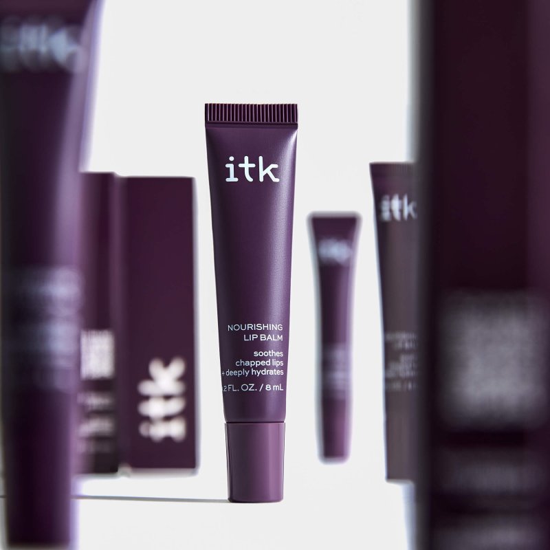 ITK NOURISHING LIP BALM WITH SHEA BUTTER COCONUT OIL VITAMIN E 2 FL. OZ