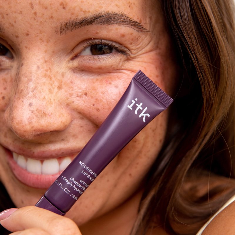 ITK NOURISHING LIP BALM WITH SHEA BUTTER COCONUT OIL VITAMIN E 2 FL. OZ