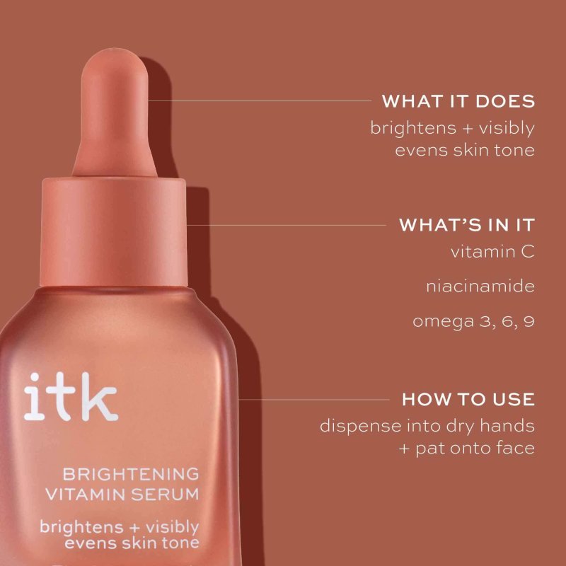 ITK SKINCARE VITAMIN C SERUM WITH NIACINAMIDE 1 OZ