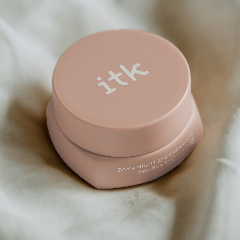 ITK SKINCARE DAY NIGHT EYE CREAM DUO UNDER EYE BRIGHTENING CERAMIDES 0.6 OZ