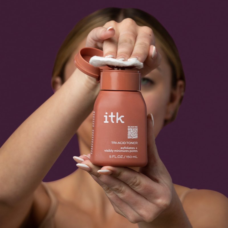 ITK SKINCARE TRI ACID TONER FACE EXFOLIATOR DARK SPOT CORRECTOR SALICYLIC ACID 5 OZ