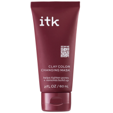ITK SKINCARE COLOR CHANGING CLAY MASK PORE MINIMIZING WITH GLYCERIN FOR ALL SKIN TYPES 2 OZ