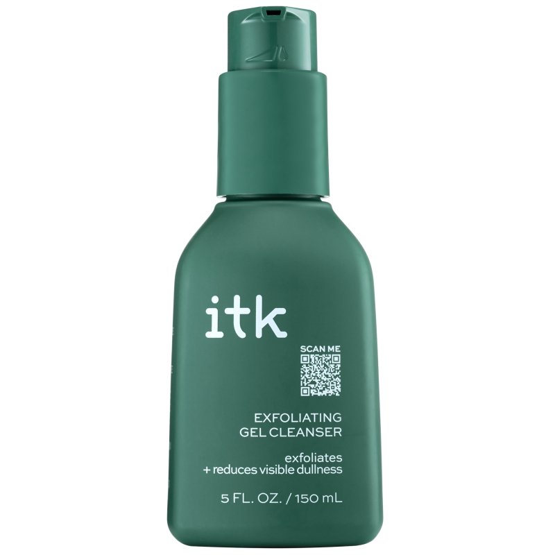 ITK SKINCARE EXFOLIATING GEL CLEANSER GLYCOLIC ACID ALL SKIN TYPES 5 OZ
