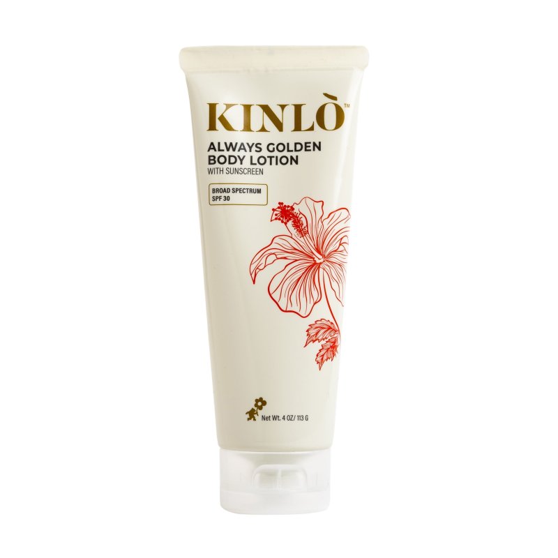 KINLO ALWAYS GOLDEN BODY LOTION SPF 30 DAILY MOISTURIZER BLUE LIGHT PROTECTION NON-GREASY 4 OZ