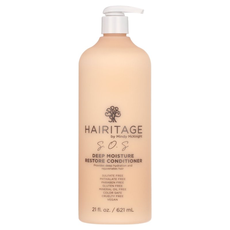 HAIRITAGE SOS DEEP CONDITIONER HAIR HYDRATION STRENGTHENING 21 OZ