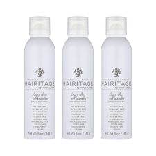 HAIRITAGE LAZY DAY DRY SHAMPOO 5 OZ PACK OF 3 FOR FRESH HAIR BOOST