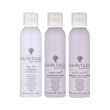 HAIRITAGE STYLING HEROES SET: DRY SHAMPOO EXTRA HOLD HAIRSPRAY VOLUMIZING TEXTURE SPRAY