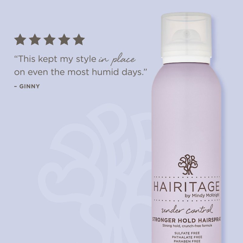 HAIRITAGE UNDER CONTROL STRONG HOLD FINE MIST FINISHING HAIR SPRAY 6.8 OZ