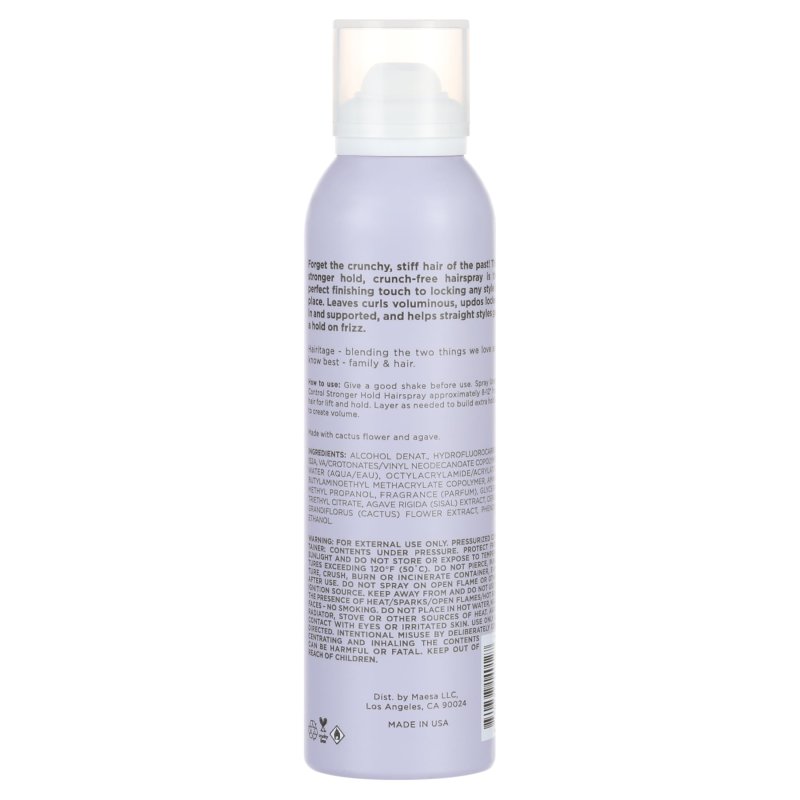 HAIRITAGE UNDER CONTROL STRONG HOLD FINE MIST FINISHING HAIR SPRAY 6.8 OZ