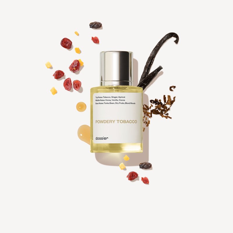 DOSSIER POWDERY TOBACCO EAU DE PARFUM INSPIRED BY TOM FORD TOBACCO VANILLE UNISEX PERFUME 1.7 OZ