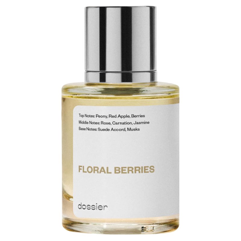 DOSSIER FLORAL BERRIES EAU DE PARFUM INSPIRED BY JO MALONE PEONY & BLUSH SUEDE UNISEX FRAGRANCE 1.7 OZ