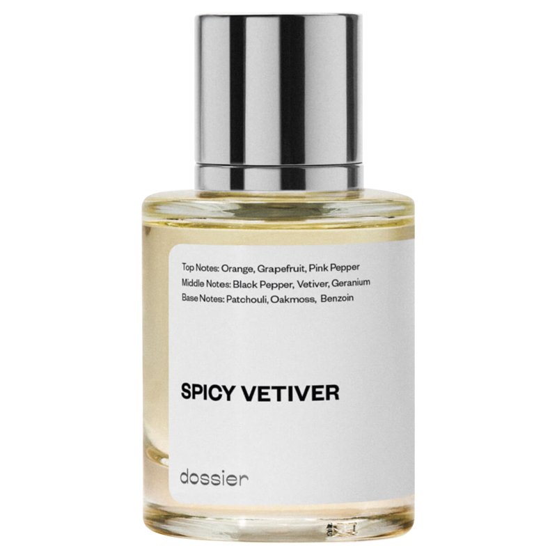 DOSSIER SPICY VETIVER EAU DE TOILETTE 1.7 OZ INSPIRED BY TERRE D'HERMES COLOGNE FOR MEN